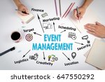 Event management concept. the...