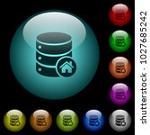 default database icons in color ... | Shutterstock .eps vector #1027685242