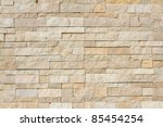 Background Of Stone Wall Made...