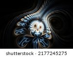 Abstract Fractal Background....