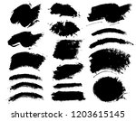 brush strokes. vector... | Shutterstock .eps vector #1203615145