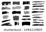 brush strokes. vector... | Shutterstock .eps vector #1496119805
