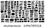 brush strokes. vector... | Shutterstock .eps vector #1496789318