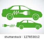 illustration of energy icons ... | Shutterstock .eps vector #127853012