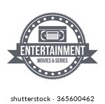 entertainment concept design  | Shutterstock .eps vector #365600462