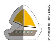 Isolated Sailboat Design