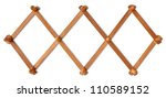 wooden hook for hanging wall ... | Shutterstock . vector #110589152