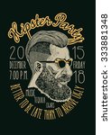 design t shirt print "hipster... | Shutterstock .eps vector #333881348