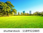 beautiful garden in daytime... | Shutterstock . vector #1189522885