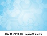 abstract molecules medical... | Shutterstock .eps vector #221381248
