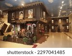 Small photo of ISTANBUL, TURKEY - FEBRUARY 12: The chocolate design of Hansel and Gretel's house is in the Pelit Chocolate Museum on February 12, 2018 in Istanbul, Turkey.