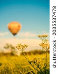 hot air balloons in flight. hot ... | Shutterstock . vector #2035537478