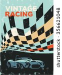 Vintage Racing Car Poster ...