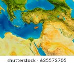 Satellite Image of Cyprus image - Free stock photo - Public Domain ...