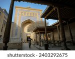 Small photo of Khiva, Uzbekistan - December 15, 2023: Pahlavan Mahmud Mausoleum in the old town of Khiva, Uzbekistan.
