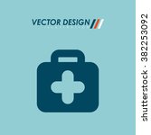 medical icon  design  | Shutterstock .eps vector #382253092
