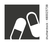 drugs capsules medical icon... | Shutterstock .eps vector #480025738
