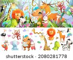 Many Animals In Jungle...