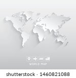 world map vector illustrations... | Shutterstock .eps vector #1460821088