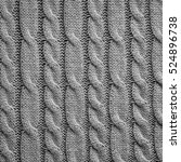 Gray Knitting Wool Texture...