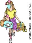 illustration of a young trendy... | Shutterstock .eps vector #1839553768