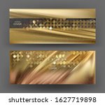 elegant gold invitation cards... | Shutterstock .eps vector #1627719898