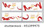 set of grand opening banners... | Shutterstock .eps vector #451399975