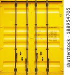 Small photo of Yellow container for a large max gross 30,480 kgs.