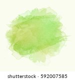 Green Watercolor Splash Vector 