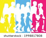 group of people. crowd of... | Shutterstock .eps vector #1998817808