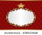 royal background with... | Shutterstock .eps vector #658423468