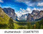 The View Of The Yosemite Valley ...