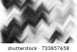 black and white zigzag striped... | Shutterstock . vector #733857658