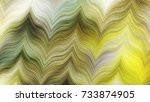 colorful wavy striped zigzag... | Shutterstock . vector #733874905