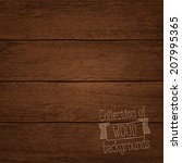 vector illustration of wood... | Shutterstock .eps vector #207995365