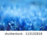Abstract Background Blue Bokeh...