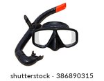Diving Mask And Snorkel On...