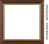 picture frame isolated on white ... | Shutterstock . vector #669331462