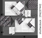 business brochure template... | Shutterstock .eps vector #196237442