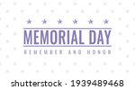 us memorial day in abstract... | Shutterstock .eps vector #1939489468
