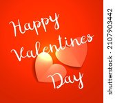 happy valentine's day text ... | Shutterstock .eps vector #2107903442