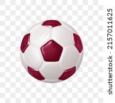 realistic soccer ball with... | Shutterstock .eps vector #2157011625