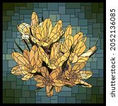 vector square mosaic with group ... | Shutterstock .eps vector #2052136085