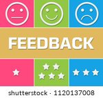 feedback concept image with... | Shutterstock . vector #1120137008