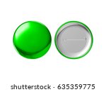 badge brooch isolated on white .... | Shutterstock . vector #635359775