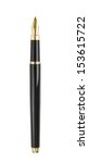 Fountain writing pen. isolated...