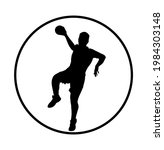 handball player in action... | Shutterstock .eps vector #1984303148