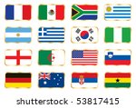 national flag mix set 1. jpeg... | Shutterstock . vector #53817415