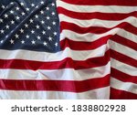 close up of rippled american... | Shutterstock . vector #1838802928