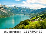 Landscape At Walensee Lake In...